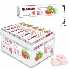Жевательная конфета Flufberry со вкусом арбуза (Китай) 17г