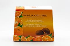 Нежный трюфель World&Time с апельсином 150 гр